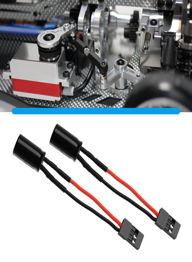 كريت آيديا مكثف طاقة Create Idea عدد 2، سعة 4700 ميكروفاراد، 25 فولت، طراز SAV-PC-01، مع موصل ثلاثي الأطراف، مناسب لمحرك سيرفو نموذج التحكم عن بعد - Image 2